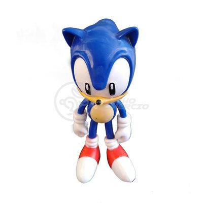 Coleção Boneco Action Figure Sonic Azul 16Cm