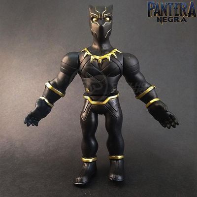 Kit Boneco Pantera Negra Marvel 16Cm + Caneca 350Ml