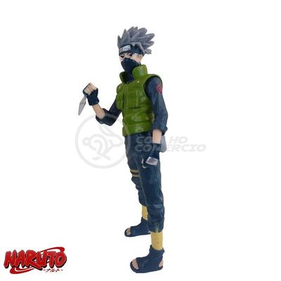 Brinquedo Boneco Kakashi Hatake Sharingan 18Cm Naruto