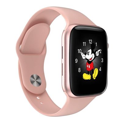 Smartwatch Ld5 Rosa Troca Pulseira Android Ios Cardíaco
