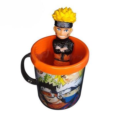 Kit Boneco Naruto Shippuden 15 Cm + Caneca Time 7 350 Ml 17