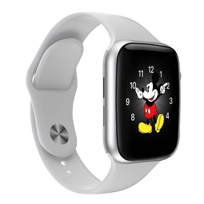 Smartwatch Ld5 Branco Troca Pulseira Android Ios Cardíaco