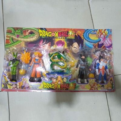 Kit 4 Bonecos Dragon Ball Z Action Figure Esféras Do Dragão