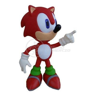 Boneco Action Figure Vermelho 23Cm Sonic