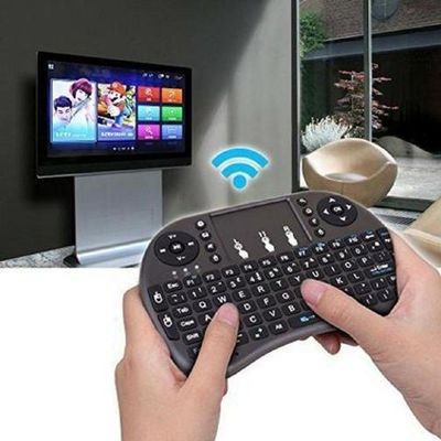 Mini Teclado Touchpad Com Led Wireless Bluetooth Sem Fio