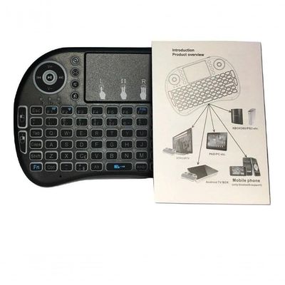 Mini Teclado Touchpad Com Led Wireless Bluetooth Sem Fio