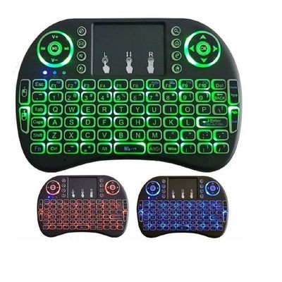 Mini Teclado Touchpad Com Led Wireless Bluetooth Sem Fio