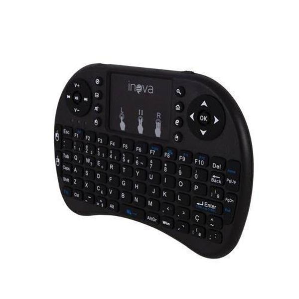 Mini Teclado Sem Fio Inova Key-7189 Recarregável Touchpad