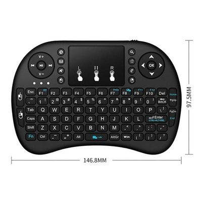 Mini Teclado Touchpad Retroiluminado Wireless