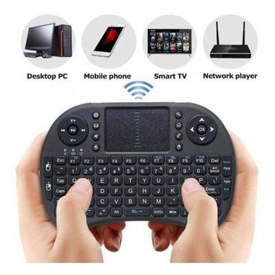 Mini Teclado Touchpad Wireless Usb Smart Tv Netflix