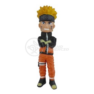 Kit Boneco Naruto 15Cm + 2 Shuriken + 1 Bandana...