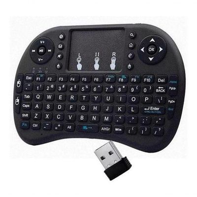 Mini Teclado Wireless Air Mouse Touch Smart Tv Iluminado