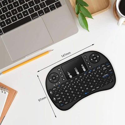 Mini Teclado L8 Sem Fio 2.4Ghz Mouse Com Toutchpad