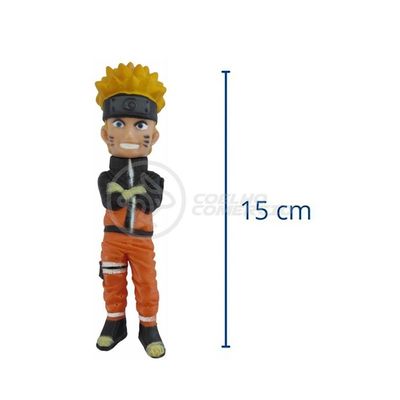 Kit Boneco Naruto 15Cm + 2 Shuriken + 1 Bandana + ...