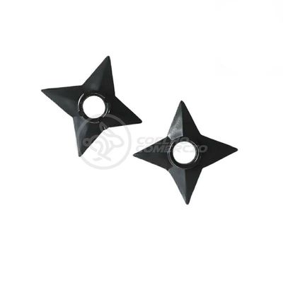 Kit Boneco Naruto 15Cm + 2 Shuriken + 1 Bandana + 2 Kunai