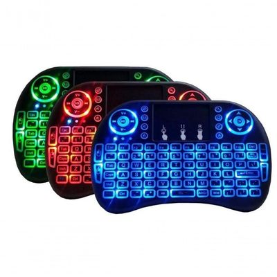 Mini Teclado Wireless Mini Keyboard Usb Sem Fio Com Touch