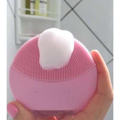 Esponja Elétrica De Limpeza Facial Massageadora