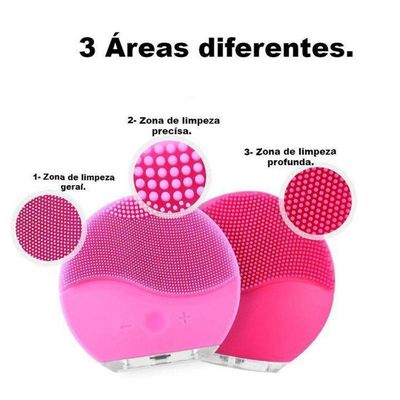 Esponja Elétrica De Limpeza Facial Massageadora