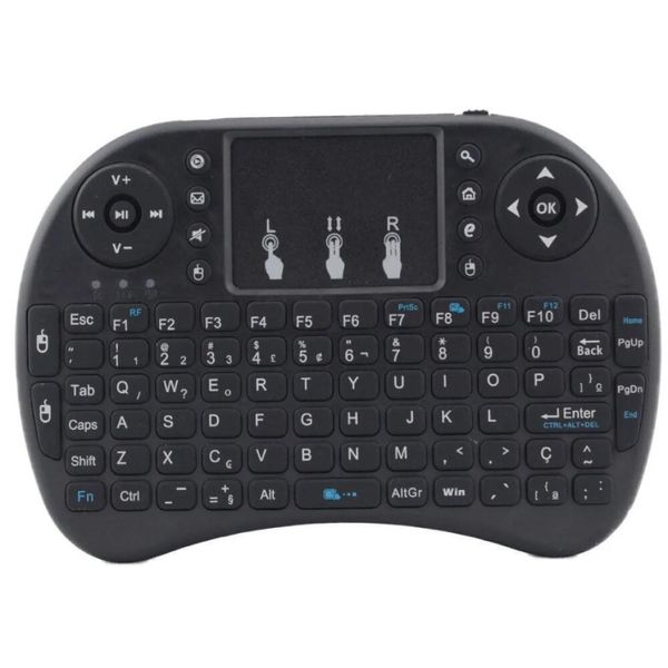 Mini Teclado Exbom Bk-Bti8 Com Touchpad Wireless