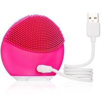 Esponja Mini Elétrica Massageadora Para Limpeza Facial Pink