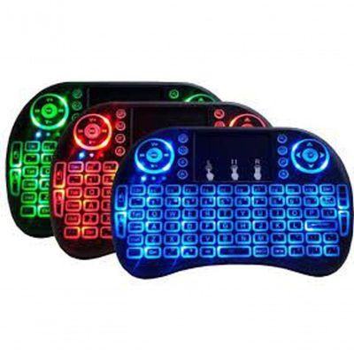 Mini Teclado Iluminado Touchpad Sem Fio