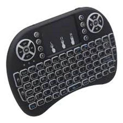 Mini Teclado Iluminado Touchpad Sem Fio
