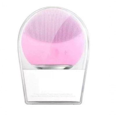 Esponja De Limpeza Facial Elétrica Rosa