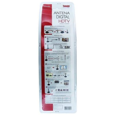 Antena Interna Externa Hd Para Tv Televisao Digital Veicular
