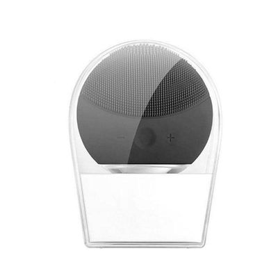 Esponja Mini Elétrica Massageadora Para Limpeza Facial Preto
