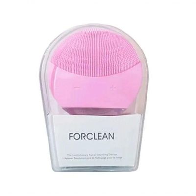 Esponja Elétrica Massageador Forever Limpeza Facial Rosa