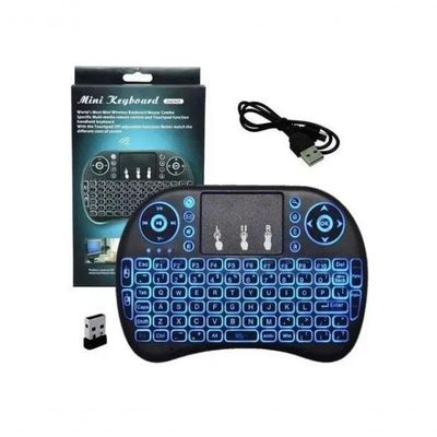 Mini Teclado Keyboard Sem Fio Wireless Usb Tv