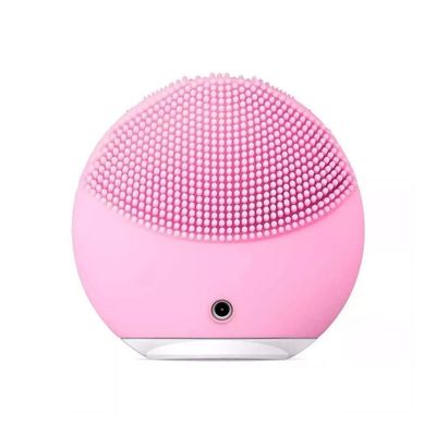 Esponja Mini Elétrica Massageadora Para Limpeza Facial Rosa