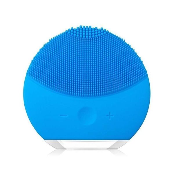 Esponja Elétrica Massageadora Limpeza Facial 07L7-10 Azul