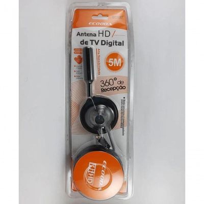 Antena Para Tv Digital Ecooda Interna/Externa 4,3M