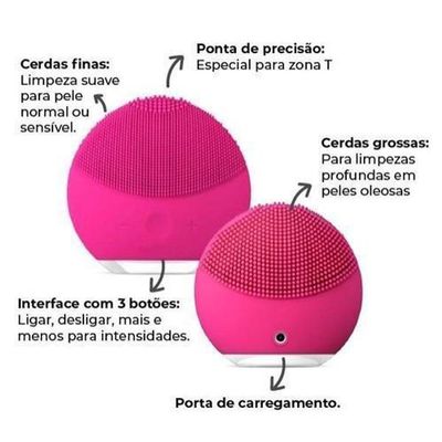 Esponja Elétrica Forever De Limpeza Facial