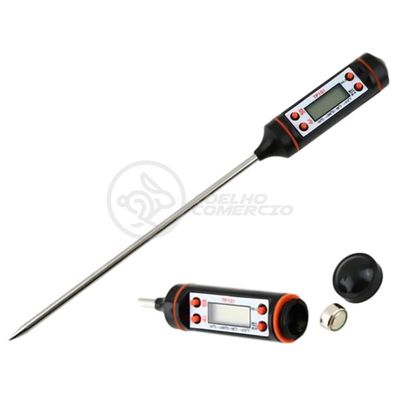 Termômetro Culinário Alimentos E Líquidos -50ºc A +300ºc