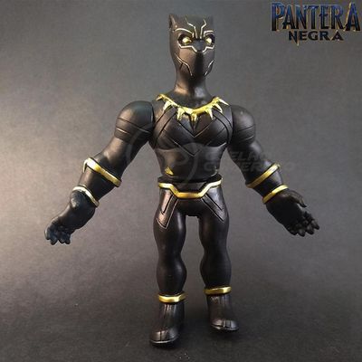 Kit Boneco Pantera Negra Marvel 16Cm + Caneca 350Ml
