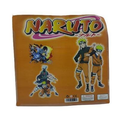 Kit Cartela Boneco Naruto+ Bandana+ Kunai+ Shuriken