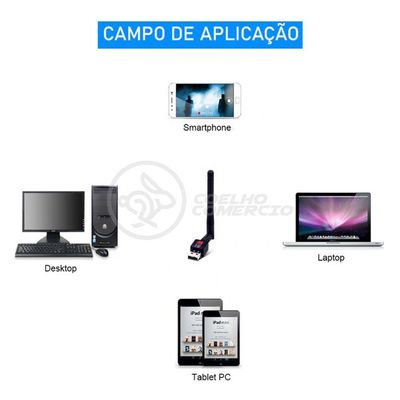 Antena Usb 2.0 Receptor De Wifi Wireless 1200Mbps