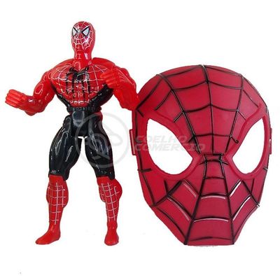 Boneco Action Figure Vingadores Homem Aranha 25Cm