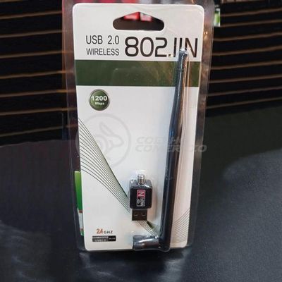 Antena Usb 2.0 Receptor De Wifi Wireless Internet Sem Fio 1200Mbps 802.Inn Pc Notebook 7
