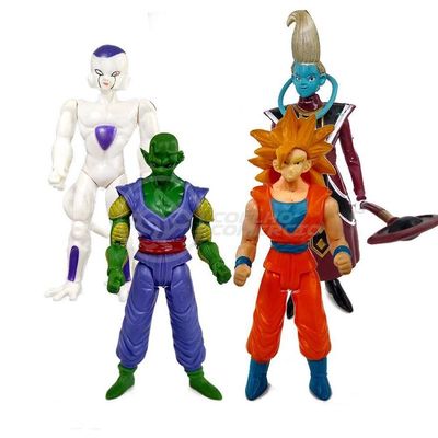 Kit 4 Bonecos Dragon Ball Super 15Cm