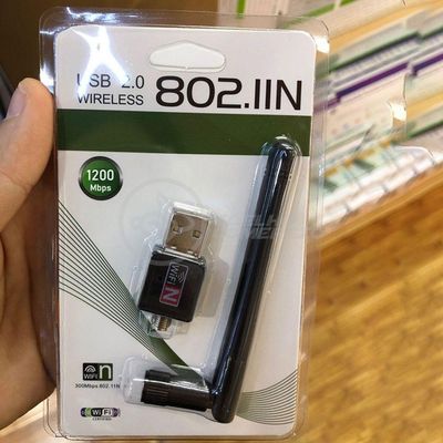 Antena Usb 2.0 Receptor De Wifi Wireless Internet Sem Fio 1200Mbps 802.Inn Pc Notebook 13