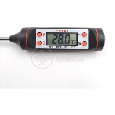 Termômetro Culinário Alimentos E Líquidos -50ºc A +300ºc