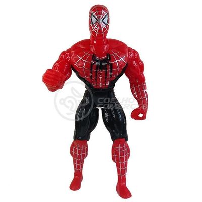 Brinquedo Boneco Vingadores Homem Aranha 25Cm + Mascara 16Cm