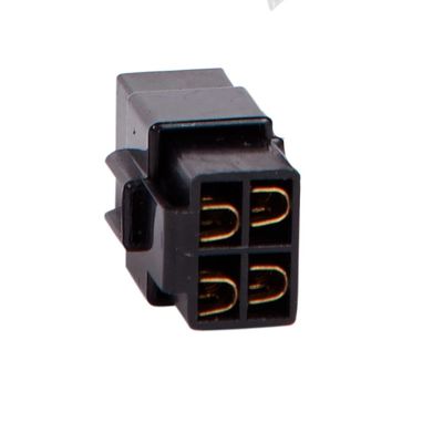 Kit Conector Technoise 2 Vias com Trava Preto Unidade