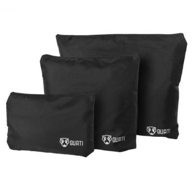 Kit Organizador de Mala para Viagem Preto 6 Peças Quati Travel - QKO-06