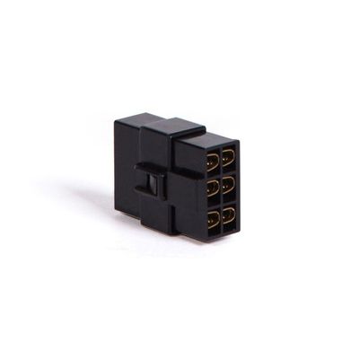 Kit Conector 6 Vias Technoise com Trava - Preto