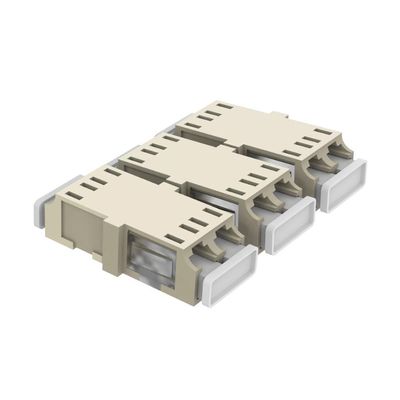 Kit de Adaptadores Opticos Sohoplus 02F MM LC-PC Duplex - Bege (KIT 03 PCS) - 33090023