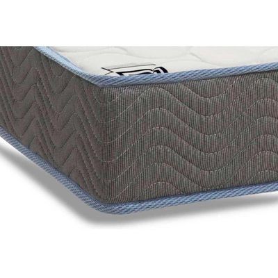 Cama Box Casal: Colchão Espuma Ortobom D33 Light + Base Crc Suede Gray(138X188)